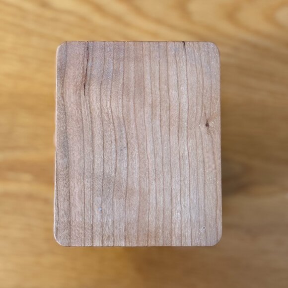 Tzedakah Charity Box Olive / Sapele / Cherry Hardwoods HandCrafted Star of David - Picture 9 of 9